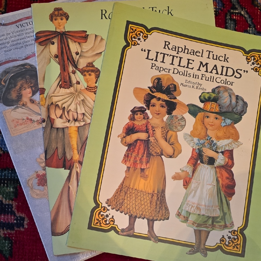Raphael Tuck 'Little Maids' Paper Dolls Set